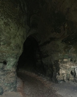 tunnel in ogbunike caves